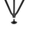 Nóżka meblowa 14cm stalowa regulowana potrójna loft czarna AC289-D-CZA
