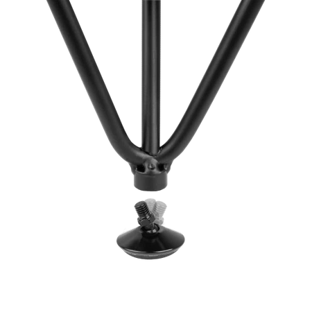 Nóżka meblowa 14cm stalowa regulowana potrójna loft czarna AC289-D-CZA