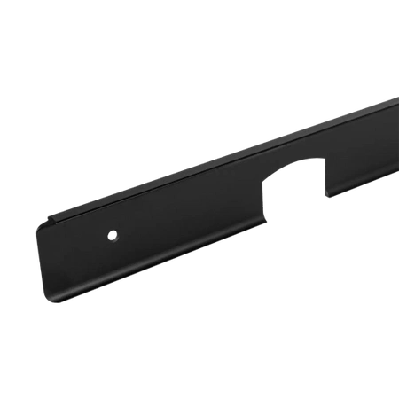 Listwa meblowa 38mm kątowa czarna AL007-K-038-A-CZA