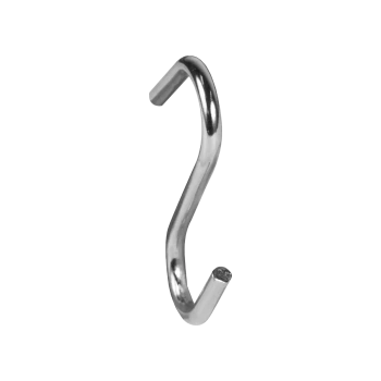 Wieszak haczyk na drążek chrom 16mm AC309-R-CHR