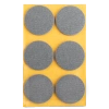 Podkładki filcowe samoprzylepne szare okrągłe Ø45mm 6szt PREMIUM PF001-0-045-SZA