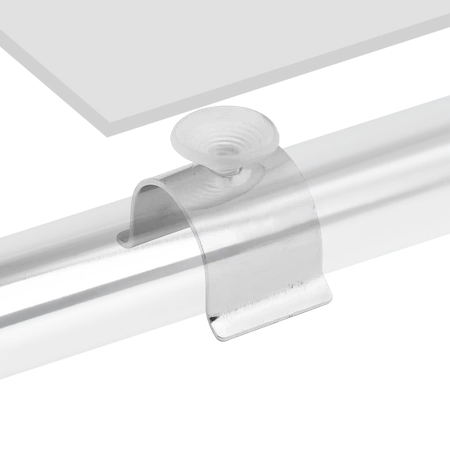 Podstawka z przyssawką  na drążek Ø25 chrom TR538-C-CHR
