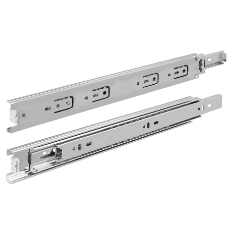 Prowadnica kulkowa łożyskowa pełny wysuw 350mm, H=45mm, ocynk