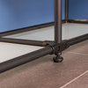 Stopka regulowana (metal) Q25 czarna