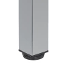 Noga meblowa gruba stołowa kwadratowa 60x60 82cm górne mocowanie aluminium AC282-P-820-ALU