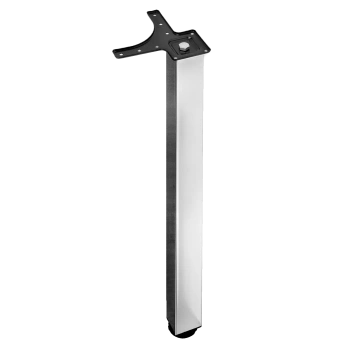 Noga meblowa stołowa kwadratowa 50x50 82cm górne mocowanie chrom AC282-L-820-CHR