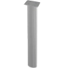 Noga meblowa stołowa ryflowana 82cm mocna szara AC280-C-ALU