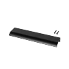Uchwyt meblowy krawędziowy18cm czarny AU628-0-160-CZA