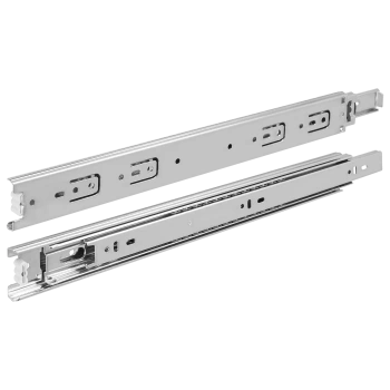 Prowadnica kulkowa łożyskowa pełny wysuw 400mm, H=45mm, ocynk  AP004-A-400-OCY