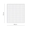 Moskitiera okienna na rzep na okno dachowe BASIC 120x140cm biała MS0RZ-120-140-DAC
