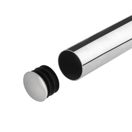 Zaślepka płaska do drążka Ø16 chrom AC307-A-CHR 