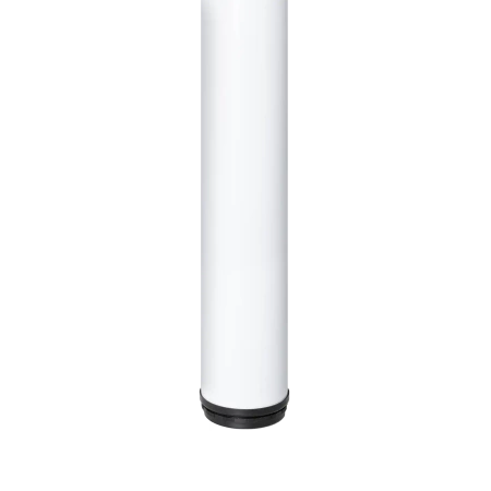 Noga meblowa 82cm stalowa regulowana górne mocowanie kolor biały okrągła AC282-B-820-BIA