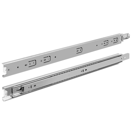 Prowadnica kulkowa łożyskowa pełny wysuw 600mm, H=45mm, ocynk