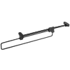 Wieszak wysuwany pojedynczy 30cm na ubrania do szafy czarny AC221-A-CZA