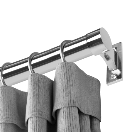 Uchwyt dystansowy końcowy meblowy do drążka Ø25 chrom AC997-0-CHR