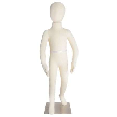 Manekin dziecięcy (4-lata) pełna sylwetka elastyczny 100cm ECRU  WT216-CIE