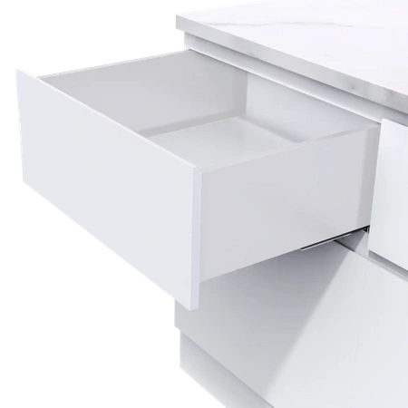 Szuflada SLIM, L=450, H=167, biała 40kg SB167-0-450-BIA