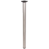 Noga meblowa 110cm stalowa regulowana górne mocowanie INOX okrągła AC282-C-1100-INX