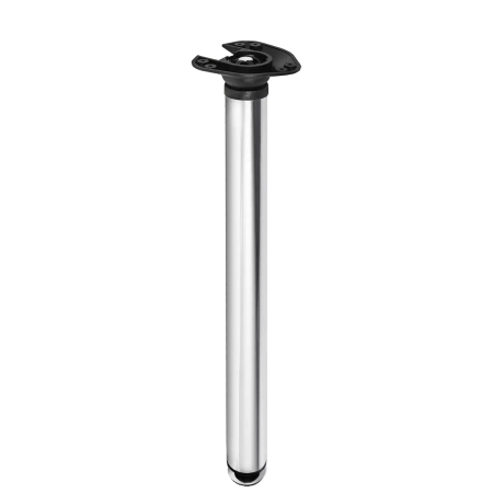 Noga meblowa stołowa składana 71,5cm stalowa chrom okrągła AC262-A-710-CHR