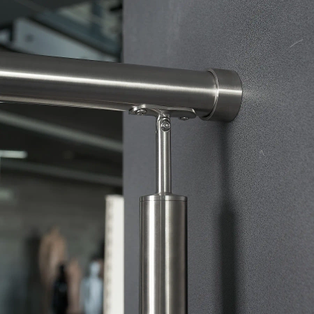 Mocowanie poręczy balustrady Ø42.4 H=25 stal nierdzewna Prevent PR736-0-INX