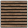 Panele akustyczne dekoracyjne ścienne lamele 50x50cm orzech (4 sztuki) PA002-050-050-ORZ