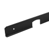 Listwa meblowa 38mm kątowa czarna AL007-K-038-A-CZA