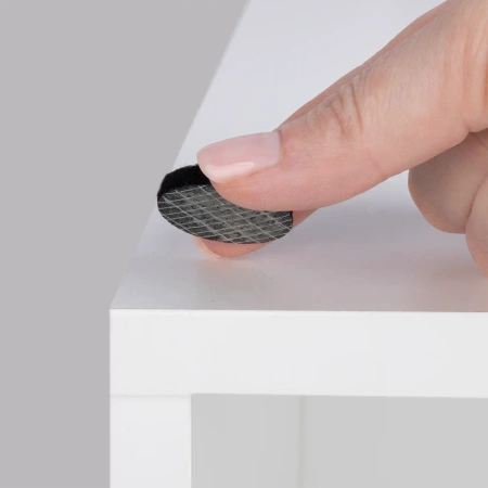 Podkładki filcowe samoprzylepne czarne okrągłe Ø28mm 12szt PREMIUM PF001-0-028-CZA