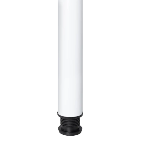 Noga meblowa 82cm stalowa regulowana górne mocowanie kolor biały okrągła AC282-B-820-BIA