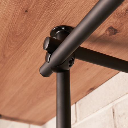 Złącze trzykierunkowe prawe Ø25 czarne TR502-P-CZA