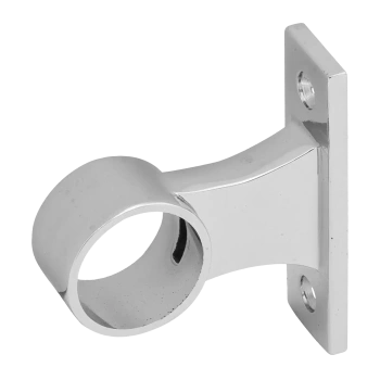 Uchwyt dystansowy przelotowy meblowy do drążka Ø25 chrom AC996-0-CHR