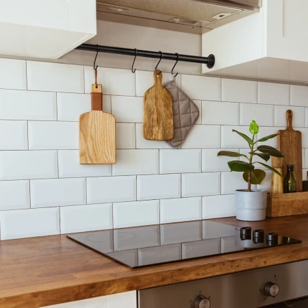 Wieszak haczyk czarny na drążek 25mm AC506-0-CZA