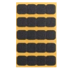 Podkładki filcowe samoprzylepne czarne kwadrat 22x22 20szt PREMIUM PF001-1-022-CZA