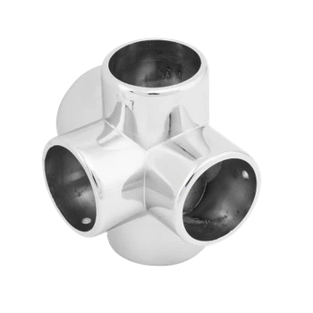 Narożnik pięciokierunkowy Ø25 chrom AC987-0-CHR