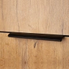 Uchwyt meblowy krawędziowy15cm czarny AU628-0-128-CZA