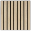 Panele akustyczne dekoracyjne ścienne lamele 50x50cm dąb (4 sztuki) PA002-050-050-DAB