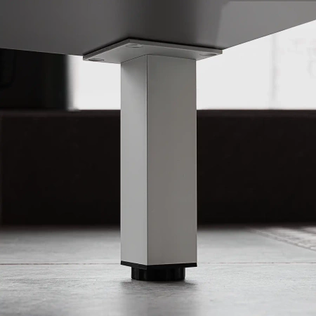Nóżka meblowa 15cm aluminiowa regulowana ALU kwadratowa AC253-B-ALU