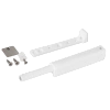 Odbojnik TIP-on 60N biały magnetyczny nakładany komplet  AX020-0-BIA