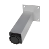 Nóżka meblowa 15cm aluminiowa regulowana ALU kwadratowa AC253-B-ALU