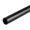 Drążek meblowy okrągły Ø25 ścianka 1.0mm 300cm czarny AC500-F-300-CZA