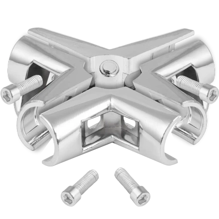 Element C do złączy serii TR58(X)-0-CHR drążka Ø25 chrom