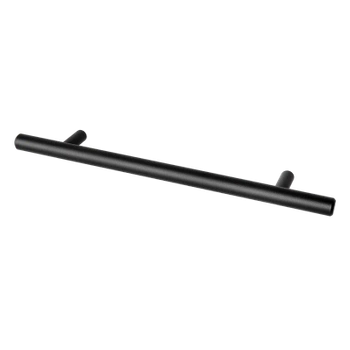 Uchwyt reling meblowy 18,8cm czarny AU101-0-128-CZA