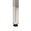 Noga meblowa stołowa kwadratowa 50x50 71cm górne mocowanie INOX AC282-K-710-INX