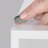 Podkładki filcowe samoprzylepne szare okrągłe Ø28mm 12szt PREMIUM PF001-0-028-SZA