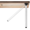 Noga meblowa stołowa składana 71,5cm stalowa chrom okrągła AC262-A-710-CHR