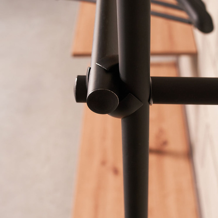 Złącze trzykierunkowe prawe Ø25 czarne TR502-P-CZA