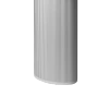 Noga meblowa stołowa ryflowana 82cm mocna szara AC280-C-ALU