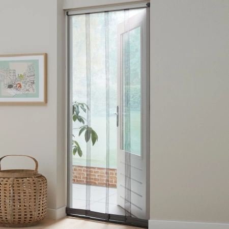 Moskitiera lamelowa na drzwi STANDARD 95x235cm szara