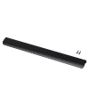 Uchwyt meblowy krawędziowy 39,6cm czarny AU628-0-352-CZA