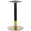 Podstawa stołu SLSH-3001-72-45-ZLO-CZA okrągła wysokość 72cm, podstawa 45cm kolor złoty-czarny