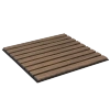 Panele akustyczne dekoracyjne ścienne lamele 50x50cm orzech (4 sztuki) PA002-050-050-ORZ